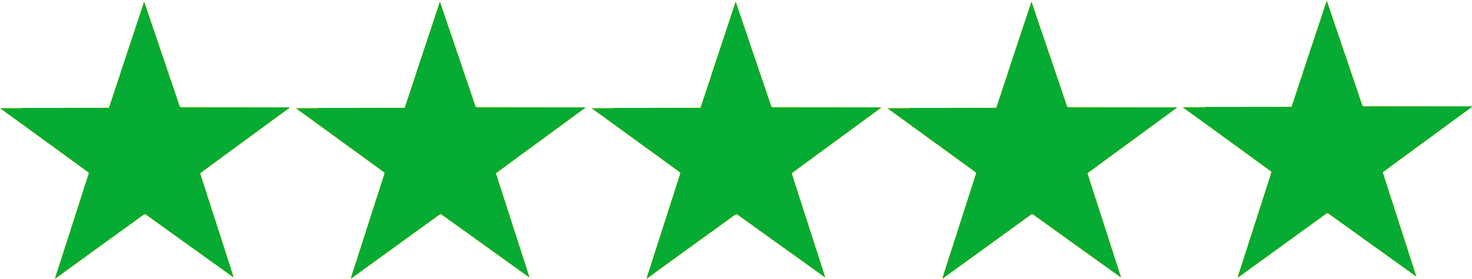 5 green stars